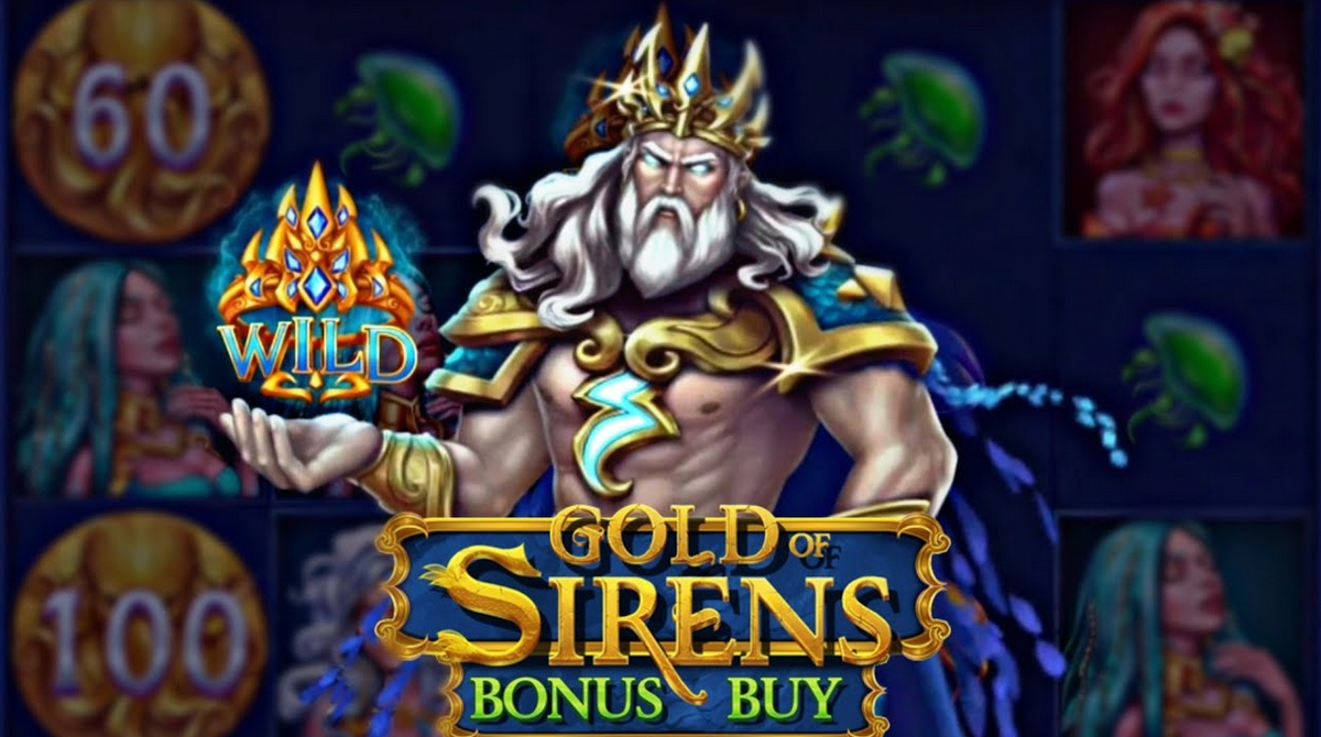 Gold of Sirens, apostas online, sereias, tesouro, jogo de caça-níqueis